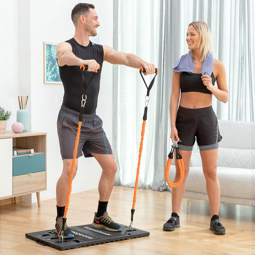 Sistema de Treino Integrado Portátil com Guia de Exercícios Gympak Max