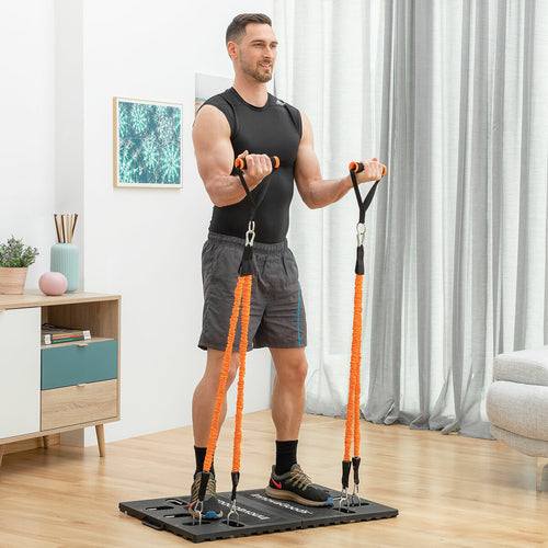 Sistema de Treino Integrado Portátil com Guia de Exercícios Gympak Max