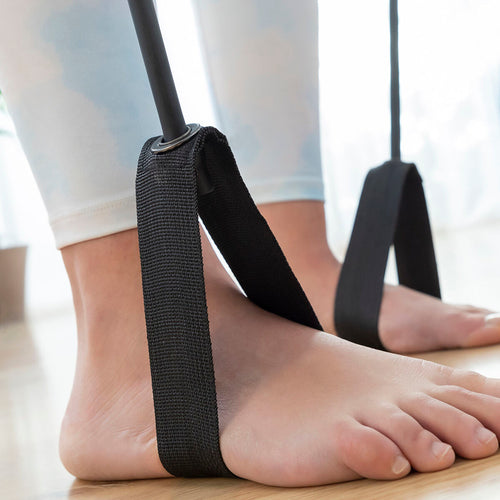 Barra de Fitness com Bandas de Resistência e Guia de Exercícios